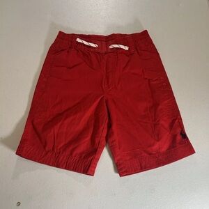 New POLO RALPH LAUREN Boys Shorts size 8 RED BLUE BIG PONY